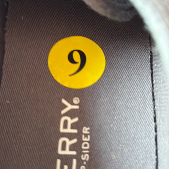 Sperry Gray Women's lace up Flats - Picture 6 of 11